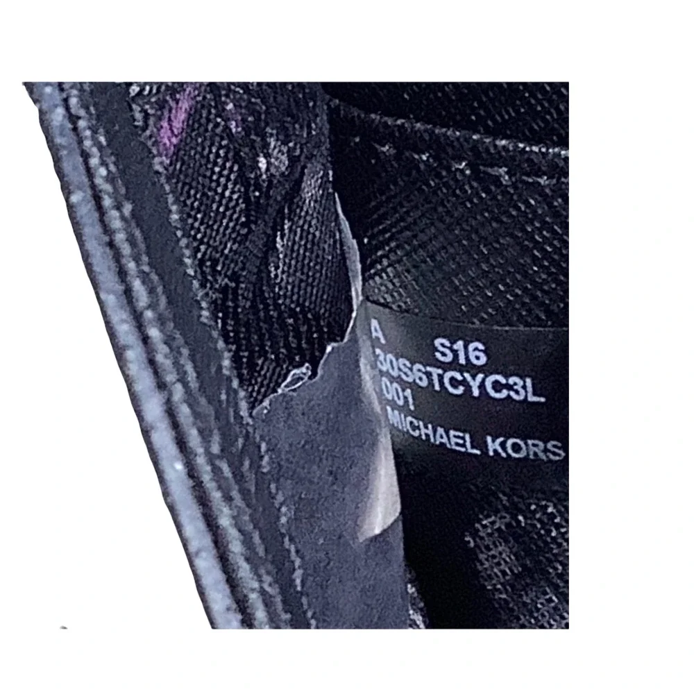 Michael Kors Purse Cynthia Clutch Crossbody Shoulder Saffiano Leather 30S6TCYC3L - Picture 7 of 9